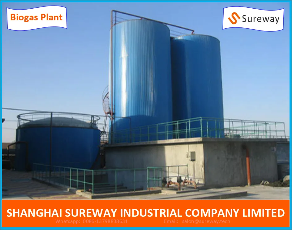 Cstr Anaerobic Reactor Tank Biogas Plant