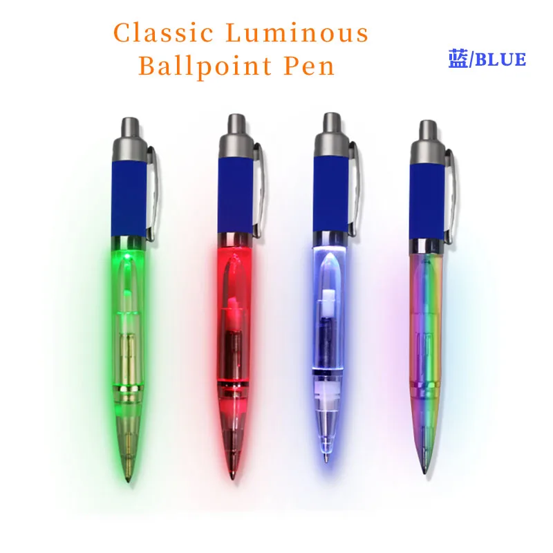 Fashion promotional pen light up ballpoint pen