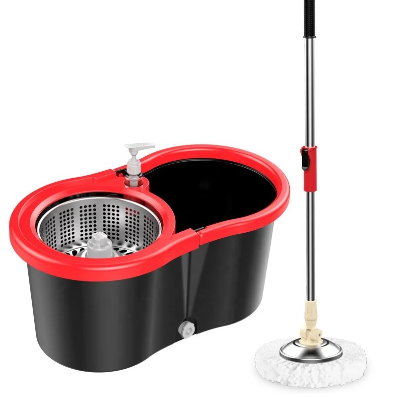  Guzex Household Spin magic spin mop 360 with microfiber head refill and stainless twisted