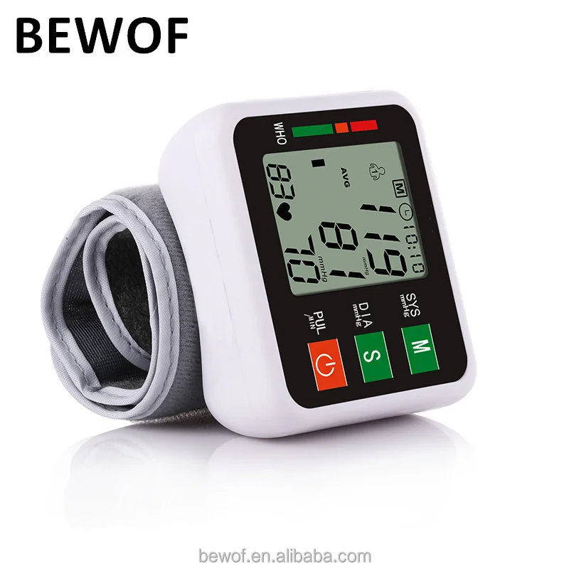 checking blood pressure wrist digital tensiometer battery-operated europe sphygmomanometer automatic electric tensiometer