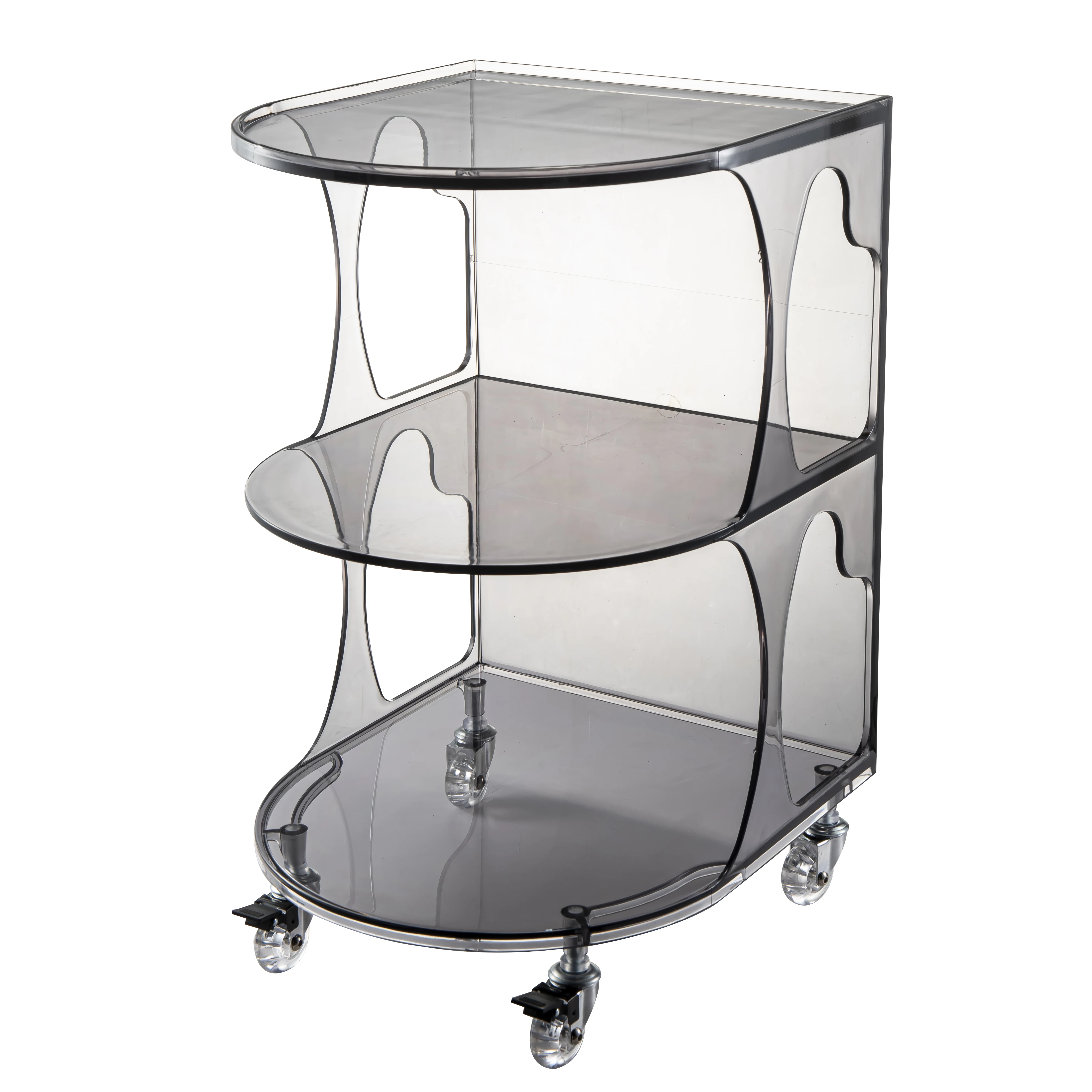 Multi-layer Kitchen Bedroom Plastic Movable Utility Plastic Storage Drawers & Carts On Wheels