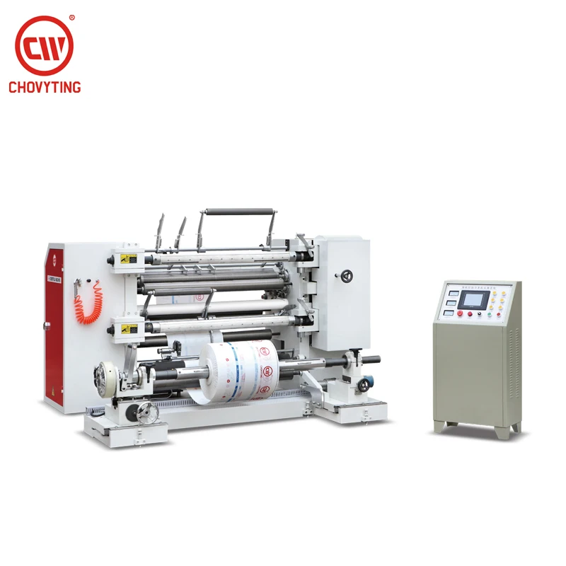 CP- 1300 FQL automatic  plastic film & paper vertical slitting and rewinding machine