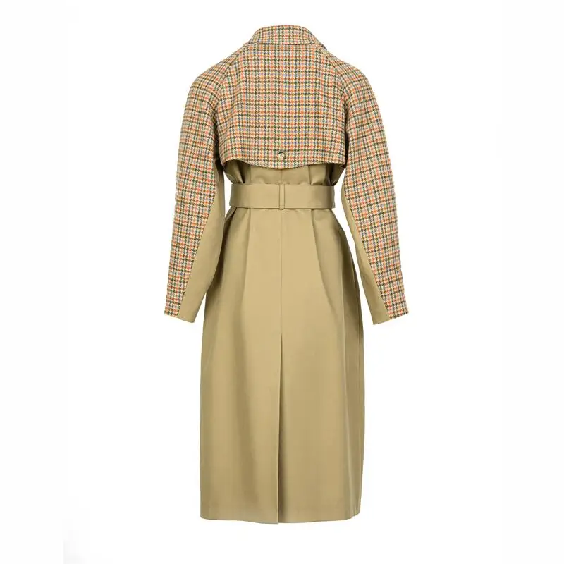 Low MOQ wholesale trench coat Winter coat trench coats for ladies women