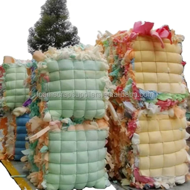 PU Foam scraps recycle foam waste for making rebonded foam