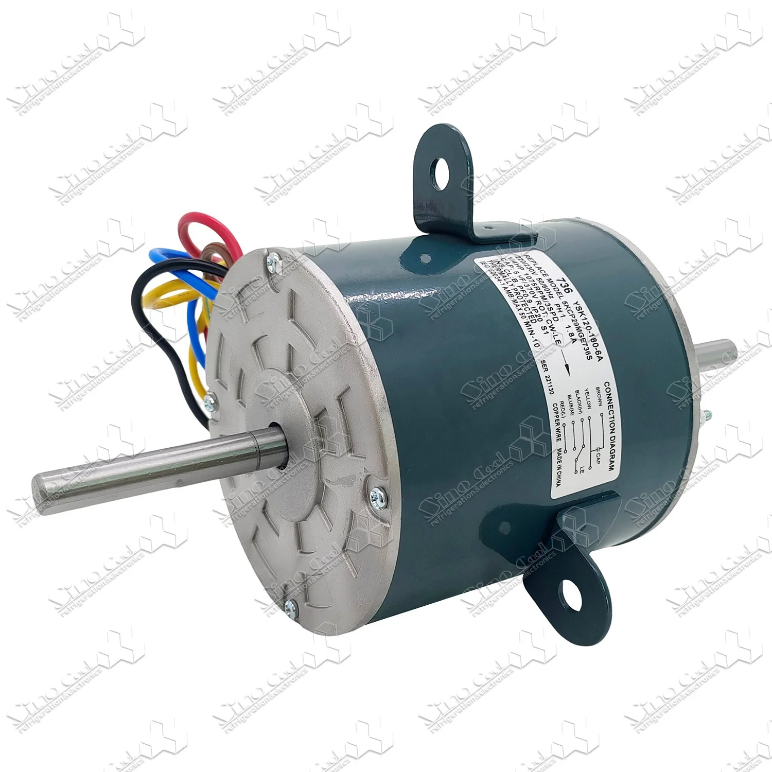 Sino-cool YSK120-180-6A 736 220V used for 5KCP29MGE763S central air conditioner indoor fan motor