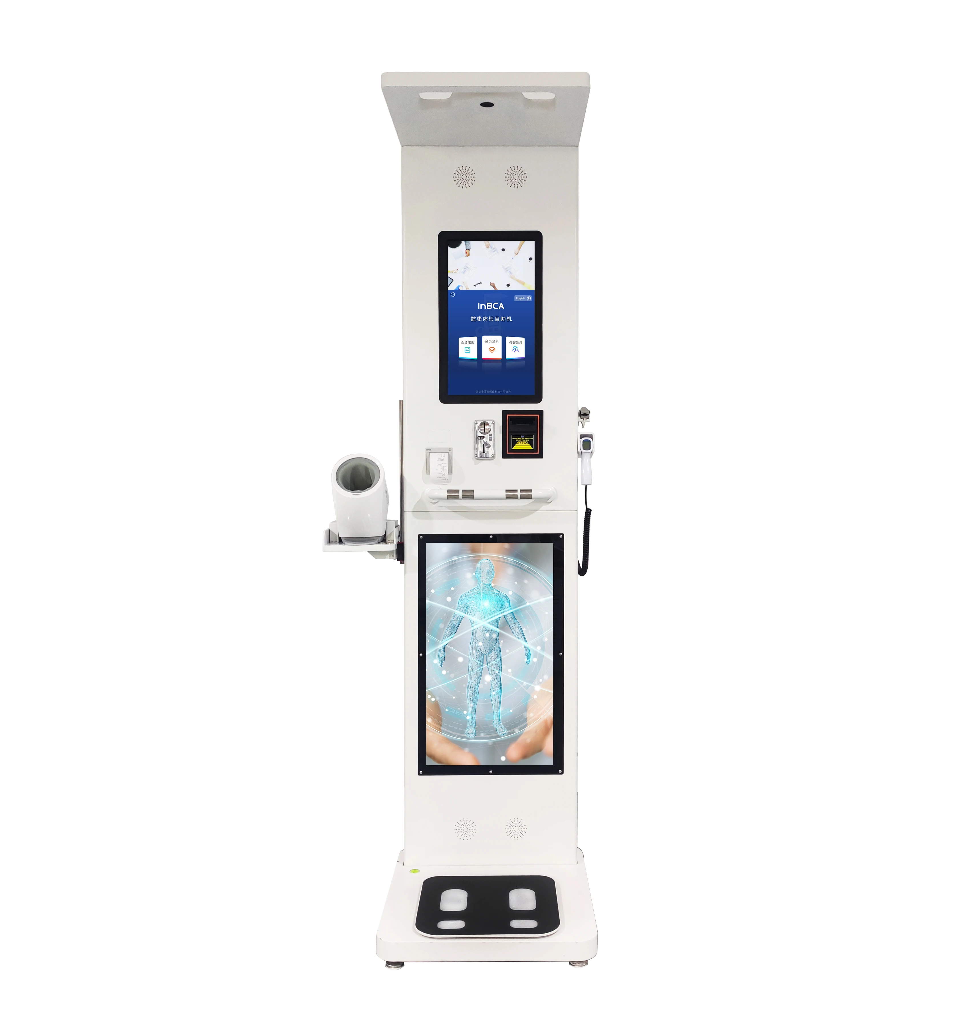 InBCA screen Hospital Self-Service Telemedicine Health Checker body scale analyzer