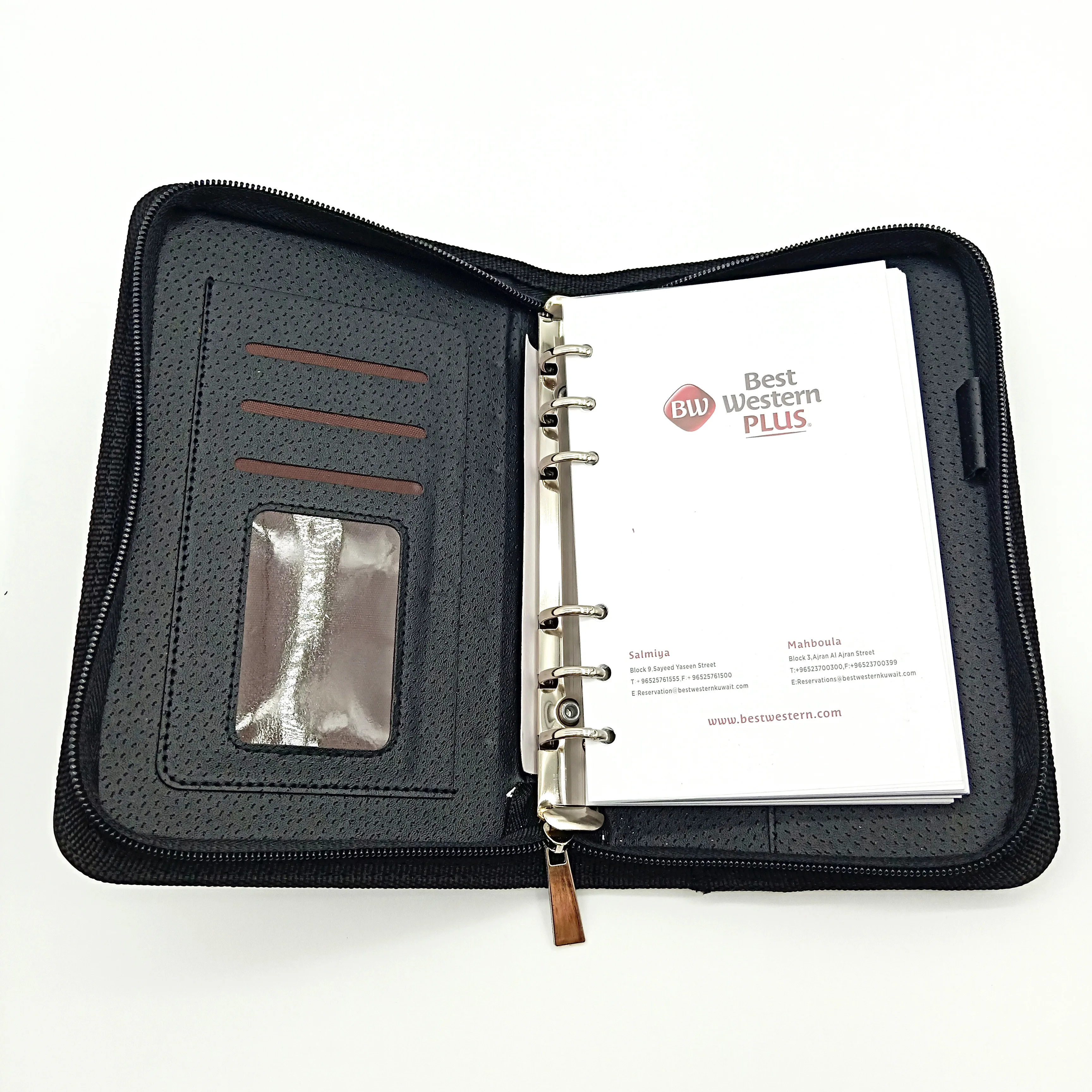 
small a5 custom 6 ring binder planner refill loose leaf notebook with metal buckle 