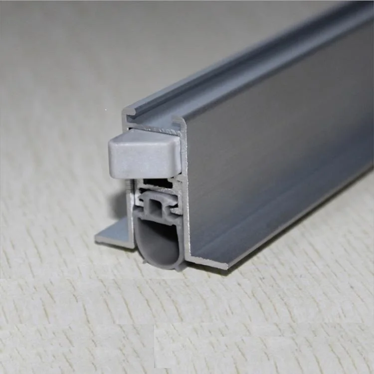 Surface Mounted Door Bottom Seals Aluminum Auto Drop Down Door Weather Stripping Weatherstrips
