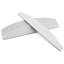 Nail File 100/180 Sandpaper Sanding File Double Side of Polishing Files for Manicure Buffers Half Moon Lime Nail Tools Supplier