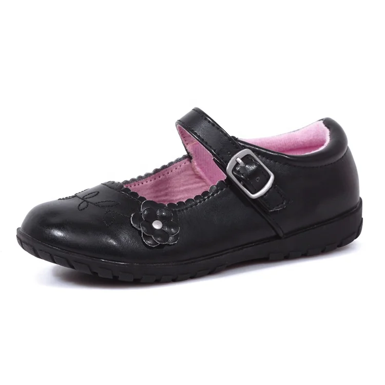 Black Children Performance Princess Dress Shoes School Shoes Girls Leather Shoes