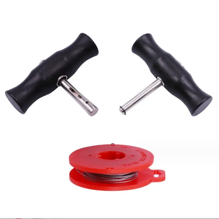 3pcs Car Windshield Removal Tool Window Glass Cutting Wire + Handles Kit