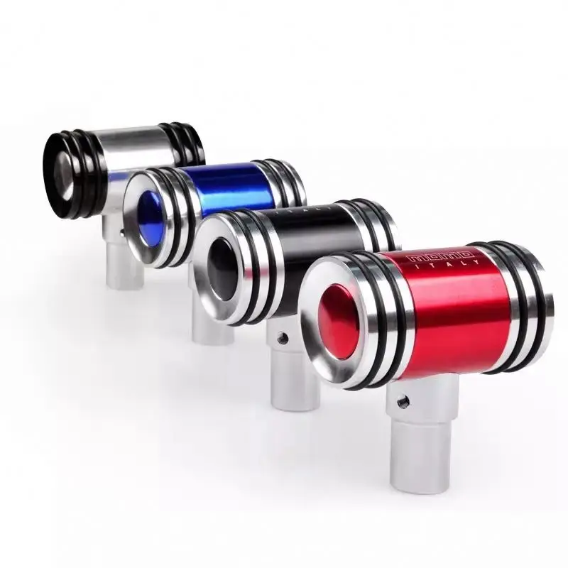 Universal Gear Shift Knob Car Styling Aluminum Metal Plane Push Rod Manual Transmission Gear stick Lever Shift Knob