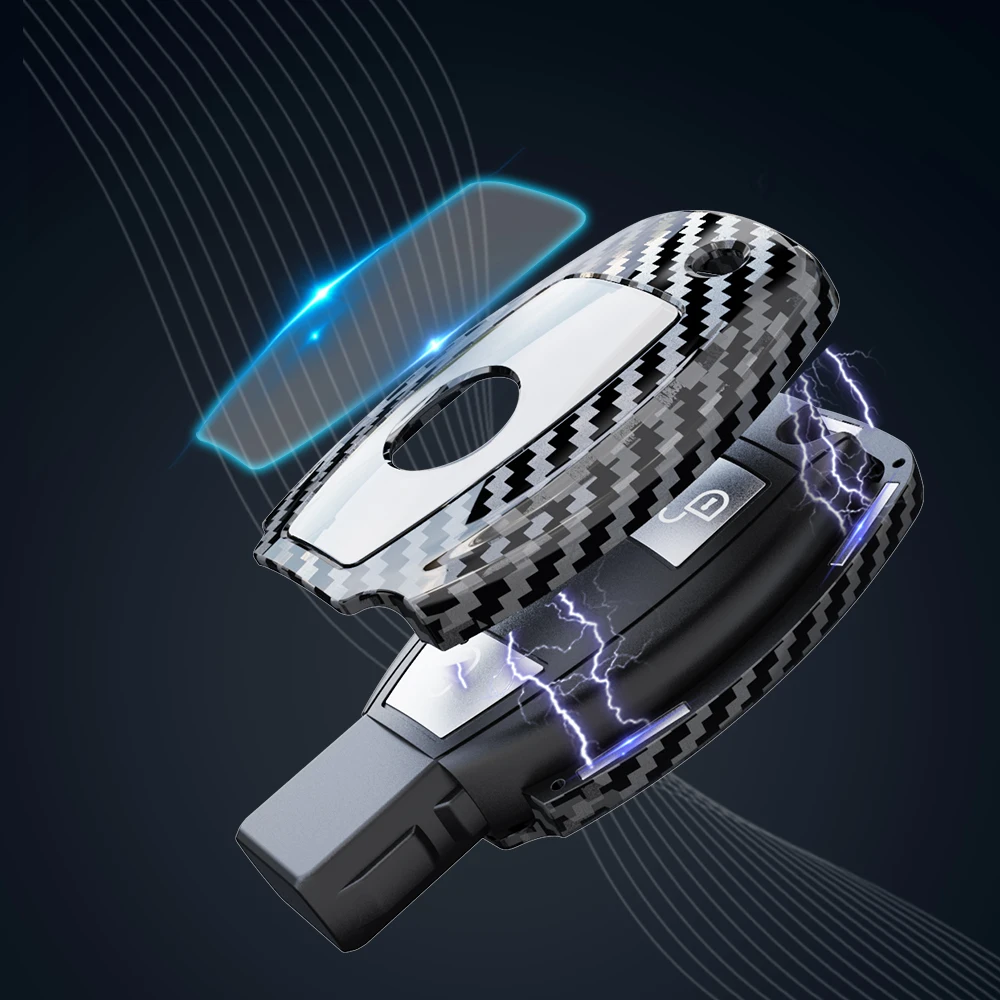 Автомобильные аксессуары, Магнитный чехол для автомобильного ключа из поликарбоната и ТПУ, Жесткий Чехол, совместимый с Mercedes Benz