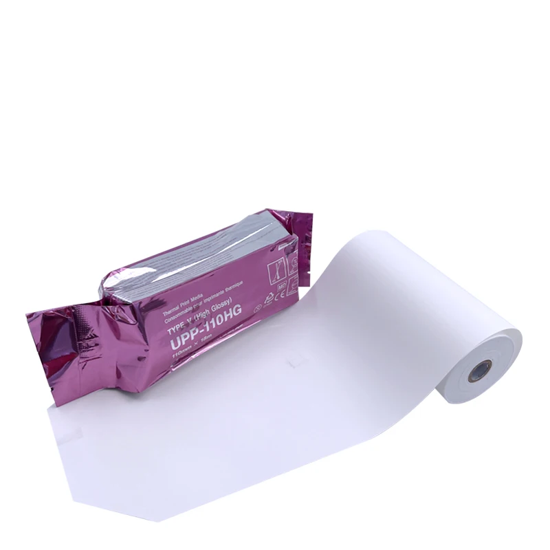 China manufacturer 110hg 110 HD Ultrasound Thermal Paper Rolls UPP-110S for Sony printer paper