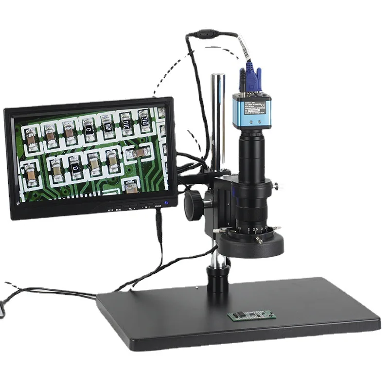 Factory direct sales  Magnification 14-150X digital  video microscope