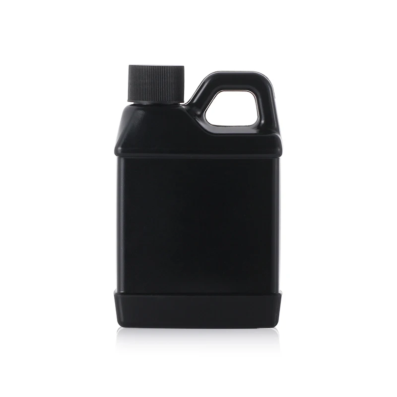 200ml black  HDPE Plastic F-Style Bottle engine oil bottle for machine