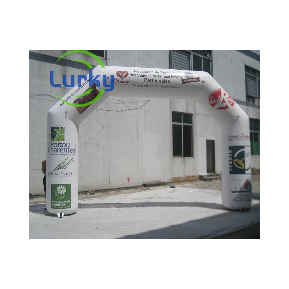 Hot selling High Quality Outdoors Advertising Customized Logo Inflatable Archway