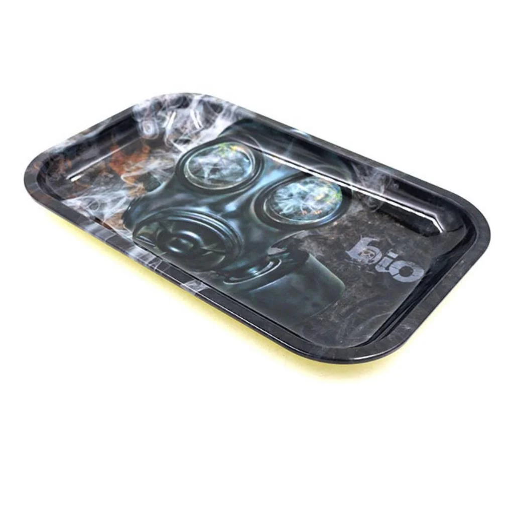 Wholesale Custom Metal Tin Serving Tray Ashtray Tray Smoke Tobacco Tray