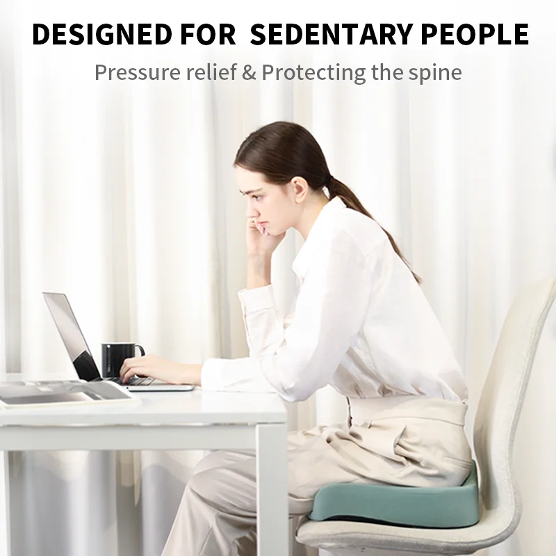 Shipping Within 3 Days Portable Home Office Chair Coccyx Orthopedic Car Memory Foam Seat Cushion