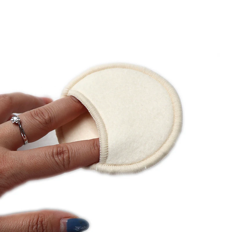 Высококачественная Экологически чистая Нетоксичная многоразовая конопляная хлопковая круглая подушка для макияжа лица с сумкой