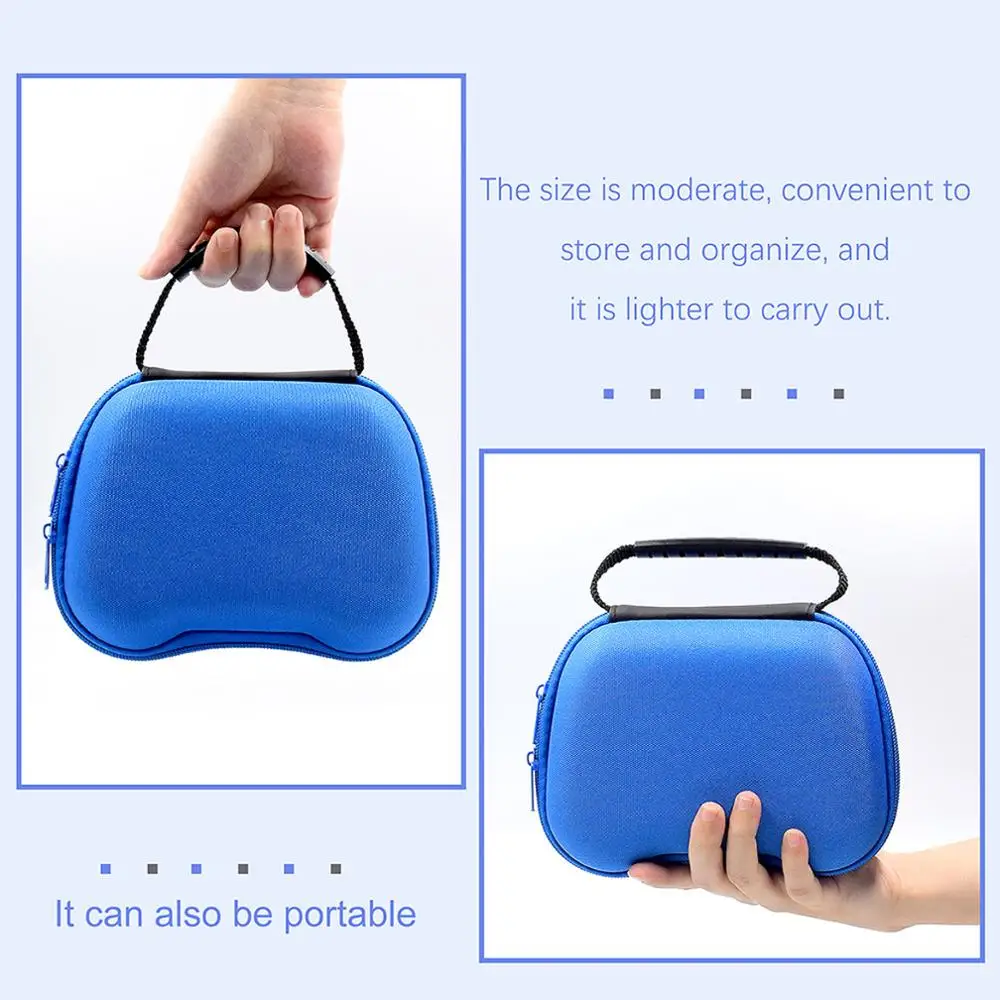 
PS5 Storage Bag EVA Hard Cover Shell Waterproof Handbag Shockproof Portable Travel Case For PlayStation 5 Controller Accessory 