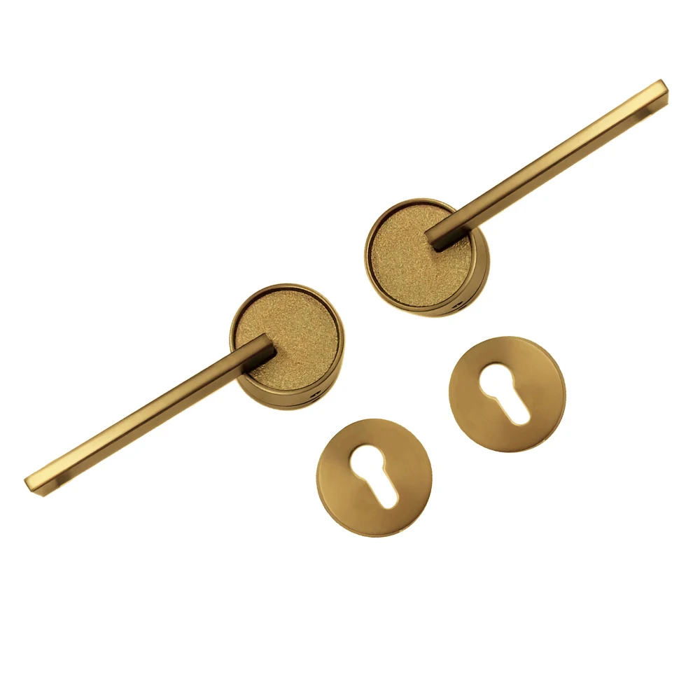 Commercial door locks Modern Mortise knobs set antique brass Zamak Vintage style finish Luxury Lever handle