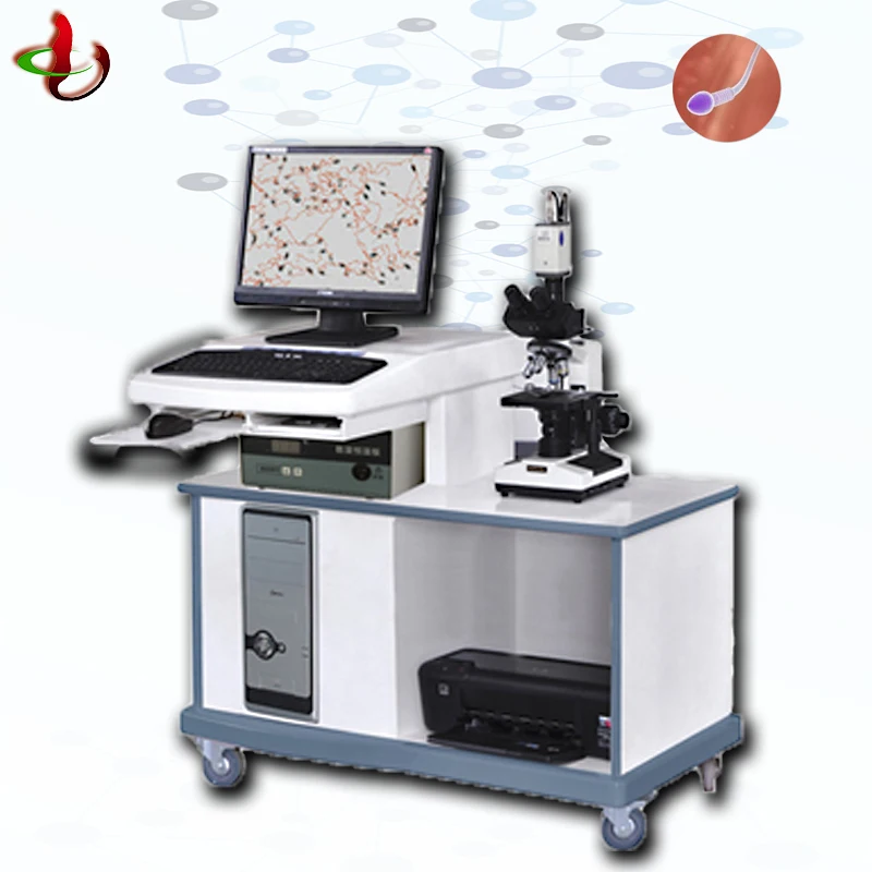China computer assisted Mobile Trolley semen analysis veterinary sperm analyzer price