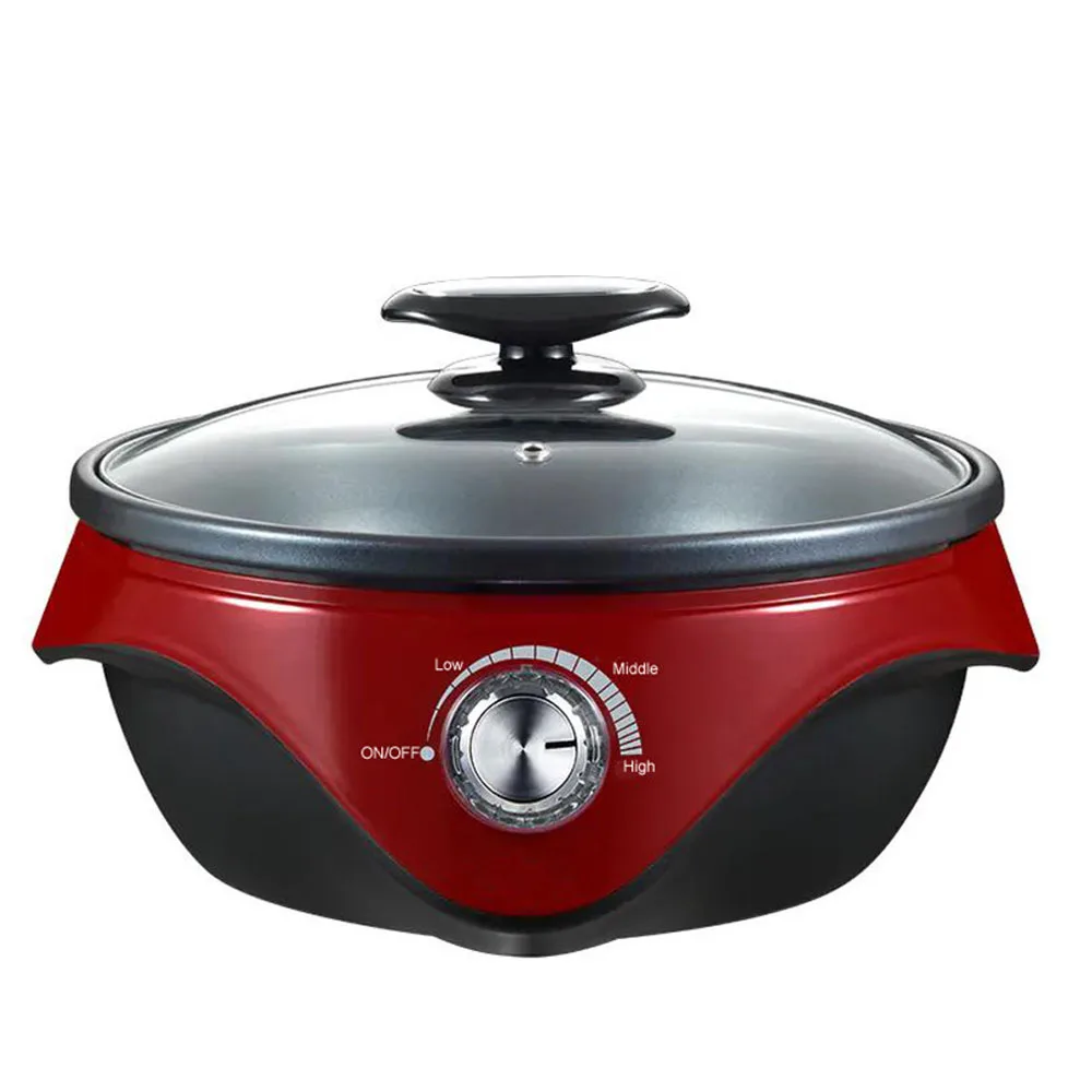 5L Stainless steel Multi Cooker Electric hot pot soup cooker with 3 Stage Temperature Control
