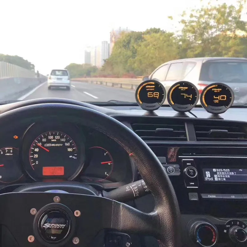 GReddi Sirius obd2 измерительный прибор Серия 7 цветов Регулируемый Новый универсальный ЖК-измеритель светодиодный дисплей Автомобильный манометр топливное давление соотношение воздуха и топлива