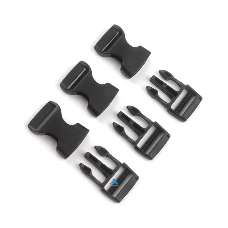 POM/PP Plastic Buckle Colorful Small Safety Buckle Detachable Side Quick Release Buckle Lanyard Accessories