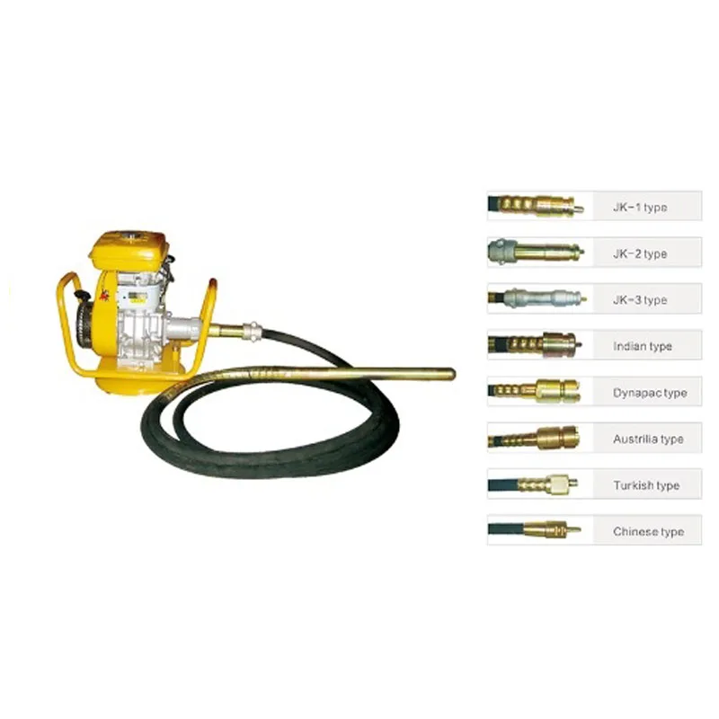 High Quality Portable Professional Gasoline Electric Table Concrete Vibrator Hose Mini Vibrator Poker Vibrator For Sale