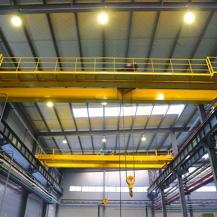LH QD type 10t 15t 20t 25t 30t 40t 50t double girder overhead crane with hoist and winch trolley