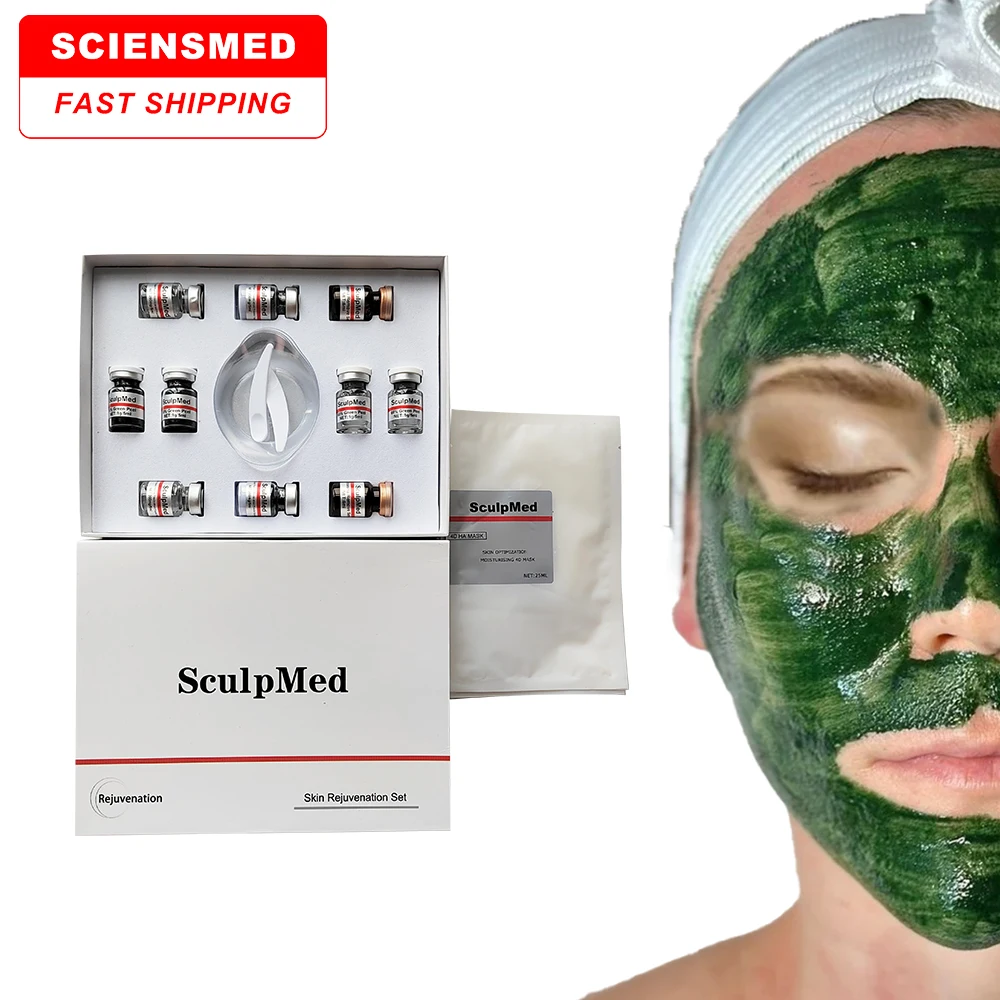 Professional Bio microneedling 60% Kit Natural Algae Peel Peeling De Algas Treatment Spongilla Spicules
