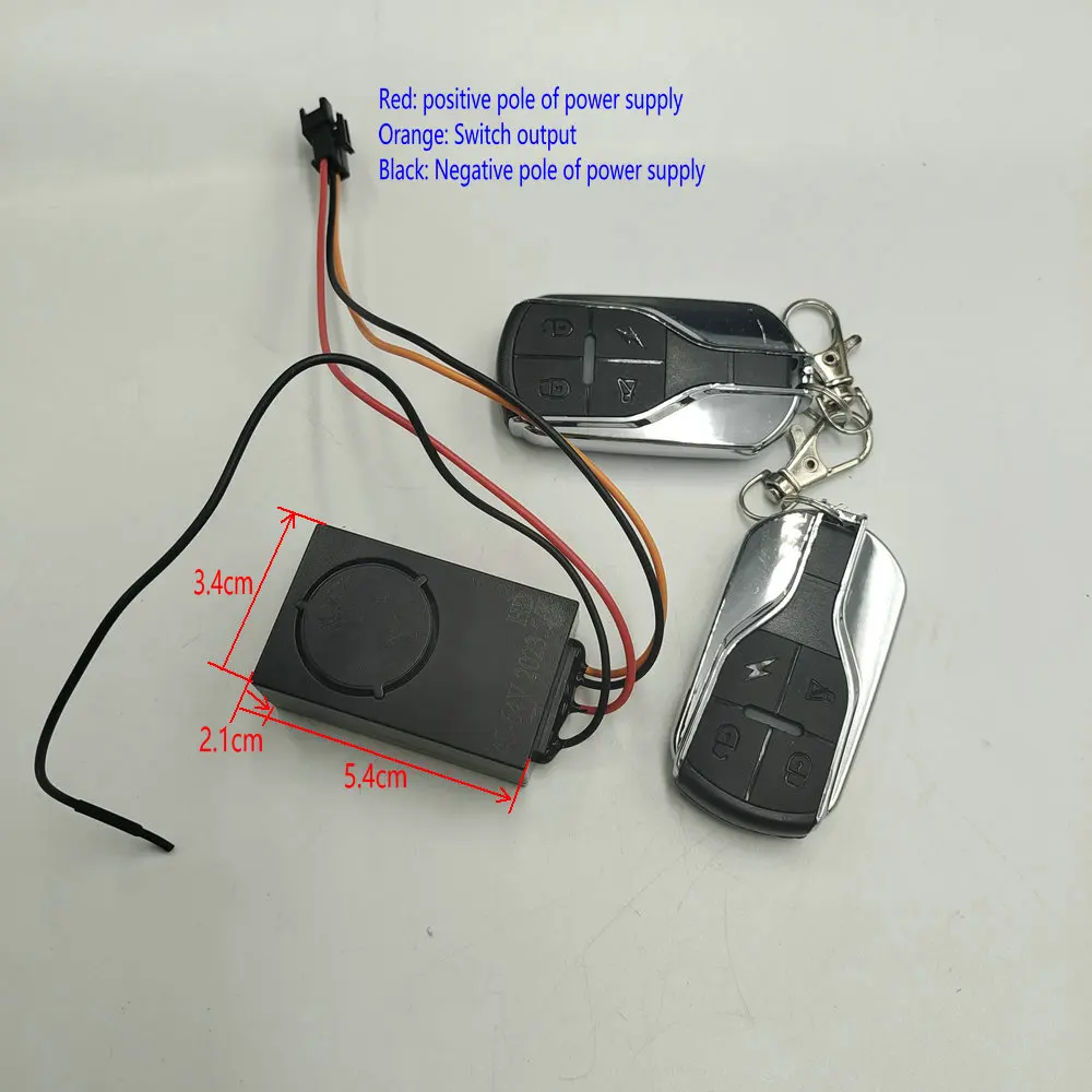36v48v60v64v Burglar Alarmer+Electric Control Lock/Wireless KEY Lithium Battery E-Bike MTB ACCESSORY Conversion Part