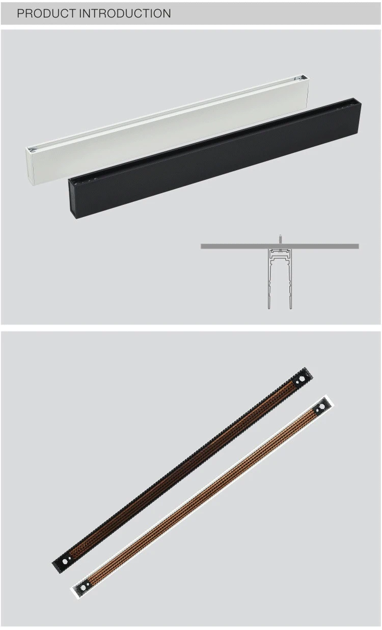 Factory hot to sale 2022 magnetic led lights Commercial rail light dedicated track led track lighting