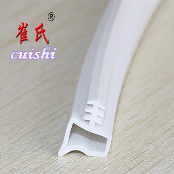 CUISHI Custom Household Interior Wooden Doors Windows Silicone Pvc Tpe Tpv Flexible Rubber Plastic Seal Strips