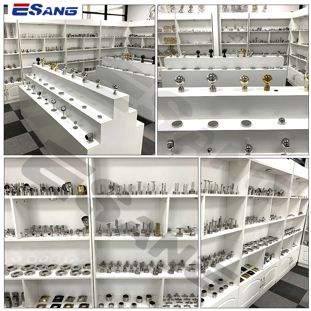 ESANG Railing Fittings Handrail Base Plate 201 304 Stainless Steel Stair Handrail Accessories For The Middle East