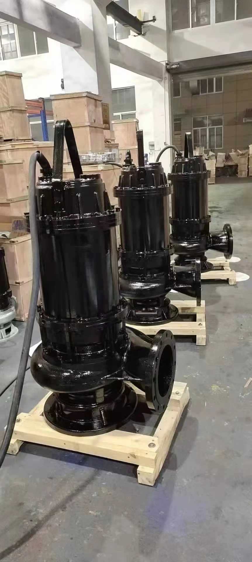 WQ Centrifugal Submersible Sewage Water Pump for Waste Dredge Drainage with Auto Coupling
