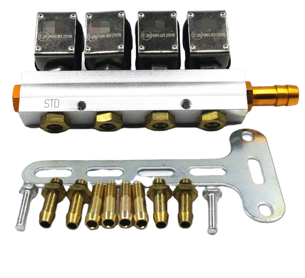 W01-4 2-Ohm Rail Injector 4-Cylinder for Autogas System