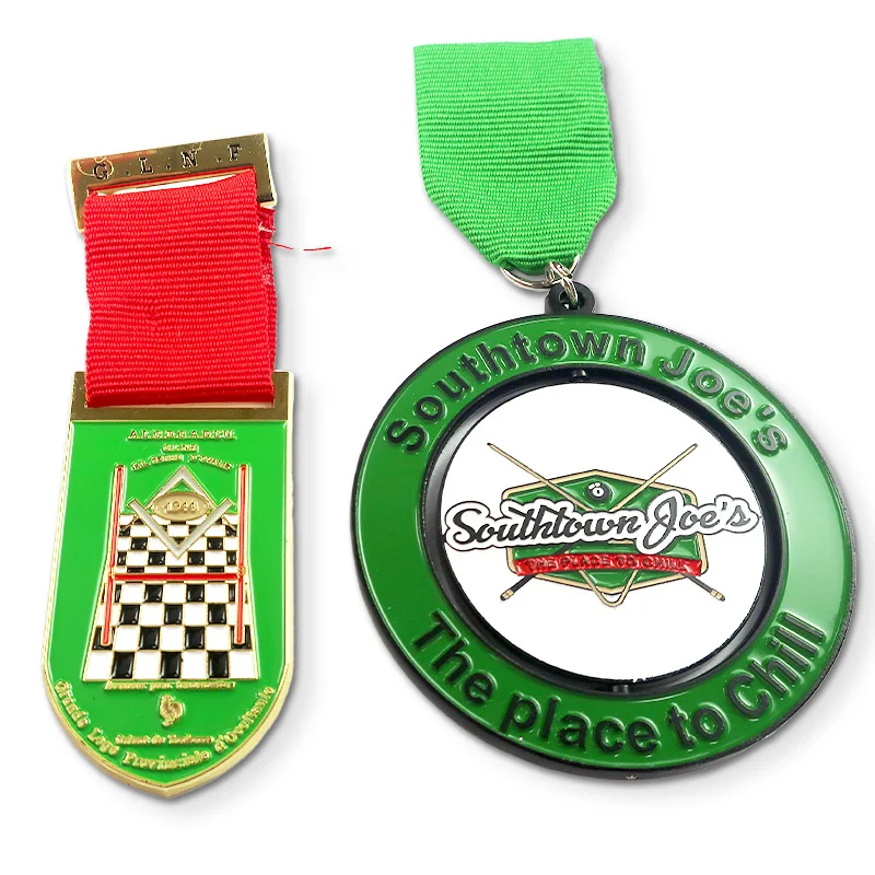 High quality Custom Commemorative round No Minimum Order medals and badges