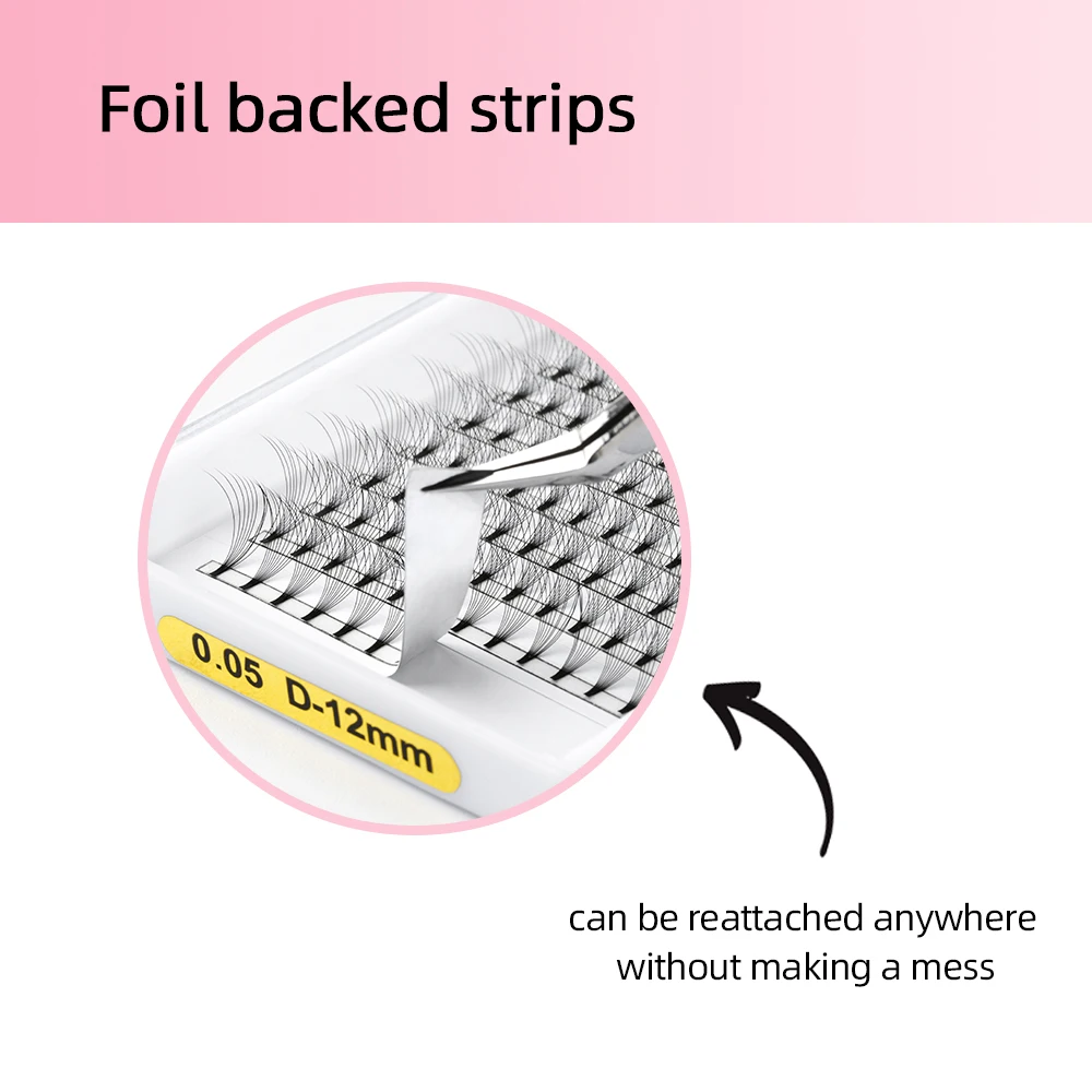 Lashes 12 .05 Korea Premade Russian Volume Lashes Super Fans Needle Point Stem Narrow Base Lightweight Mega Volume Premade Fans