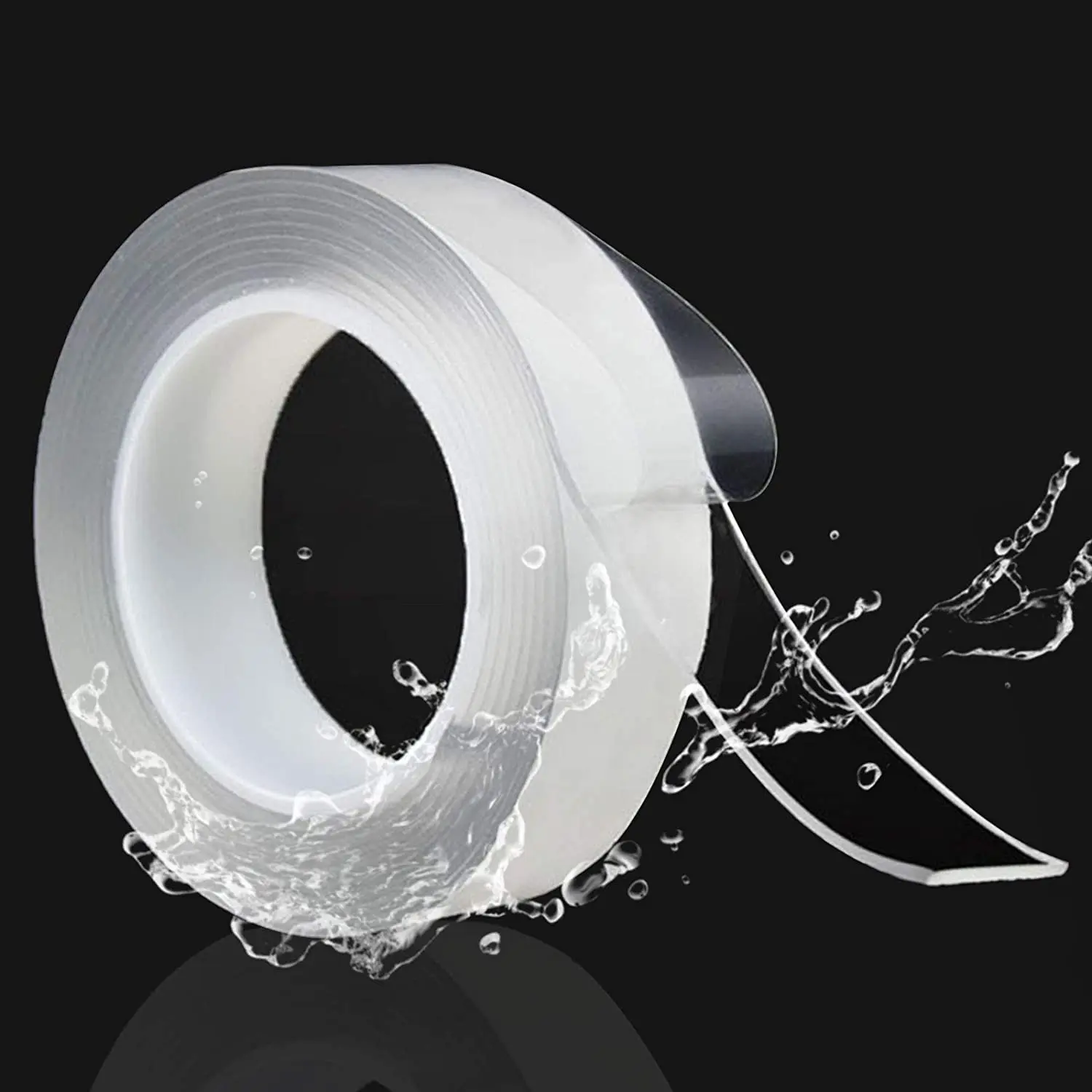 LOW MOQ  Double Sided Sided Transparent Reusable Adhesive Nano Tape, Tape Offer Waterproof DIY Acrylic Nano Tape