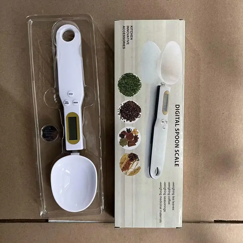 Home Use Kitchen Scale 500g 300g 0.1g Electronic Gram Weighing Electric LCD Display Food Weight Measuring Digital Spoon Scale