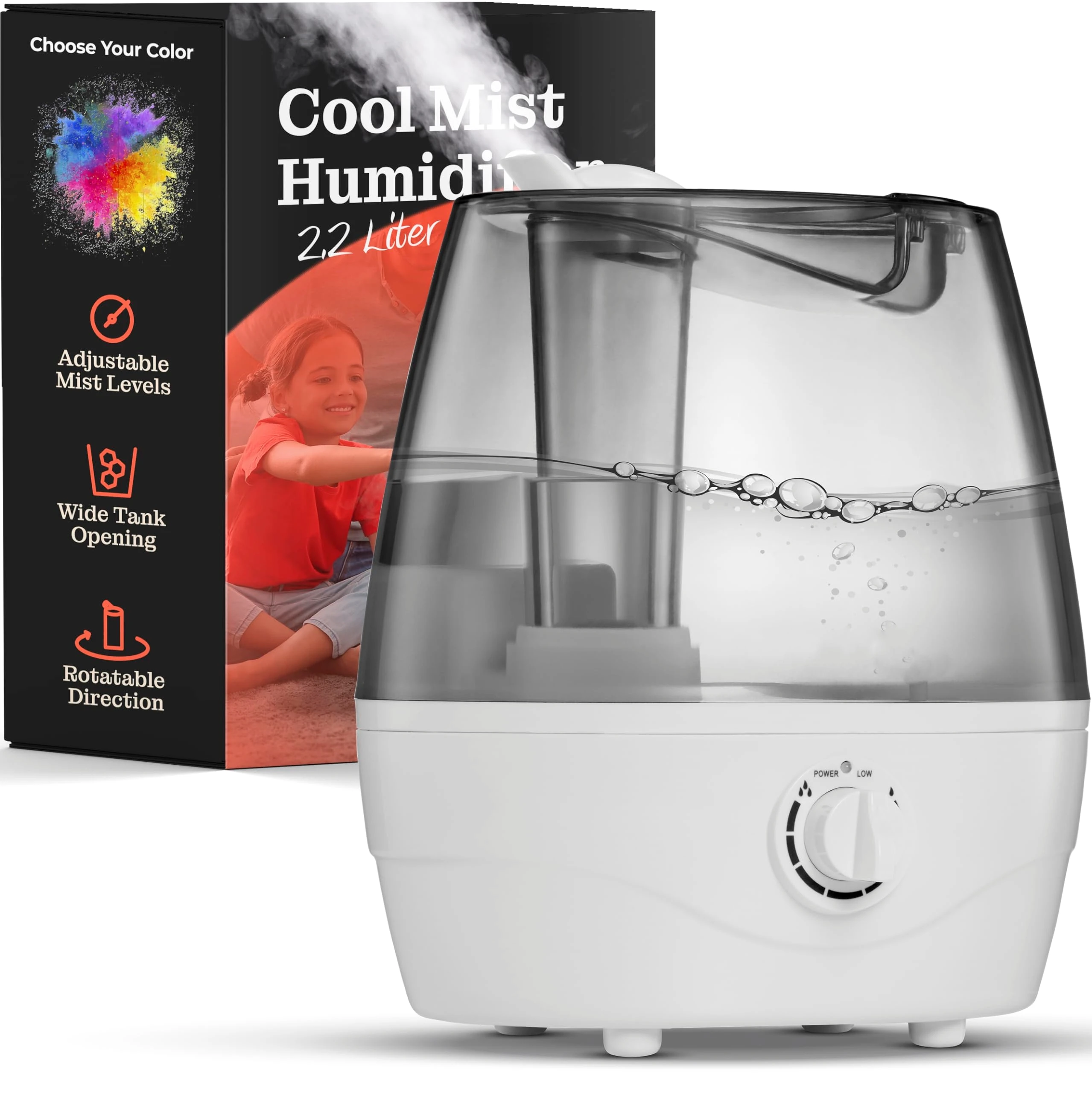 GEMEO Favorable cheep Price Knob Cute Humidifier Mist Fogger Natural Moist Humidifier