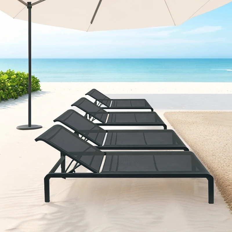 wood sun bed white folding outdoor lounge chairs stackable sun pool lounger cushion pad pe chaise aluminium for pools outdoor