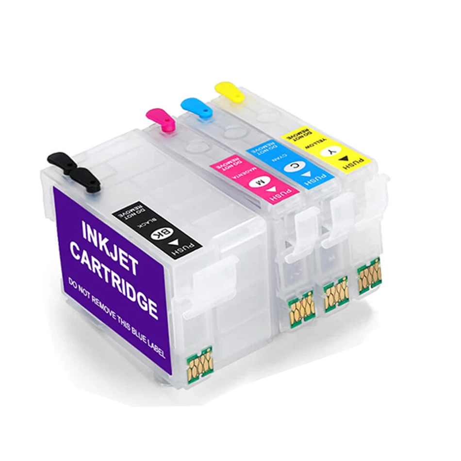 Refillable Ink Cartridge 252Xl 252 For Epson WF-7710 WF-7720 WF-7110 WF-7210 WF-7610 WF-7620 WF-3620 WF-3630 WF-3640 Printers