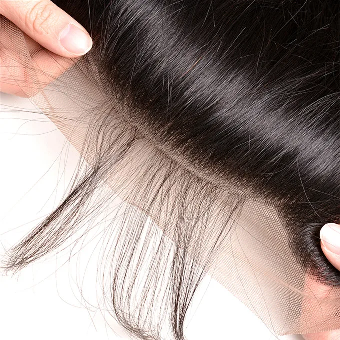 Wholesale Raw Indian Virgin HD 13*4 Lace Frontal Wigs Natural Transparent Lace Front Human Hair Wig for Black Women