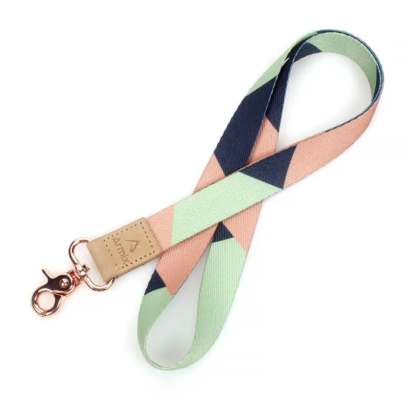 Factory Direct Sale Various New Designs Custom Heat Transfer Leather Phone Lanyard