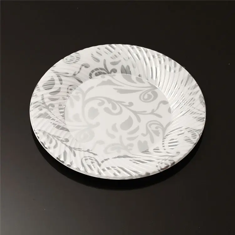 2022 New Arrivals 2020 Event Party Plates Tableware ,disposable Wedding Dishes Dinnerware Set 350 Plastic Plastic Wares for Gift