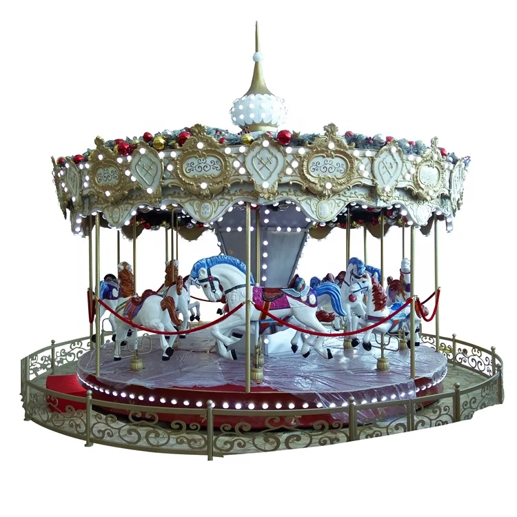 Theme Park Fun Fair Amusement Carousel Equipment For Sale